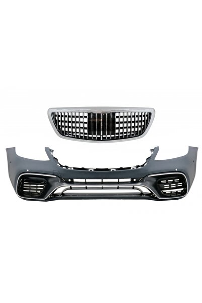 tuningset Grilă Față Cromată compatibil cu Mercedes S-Class W222 Facelift 201...