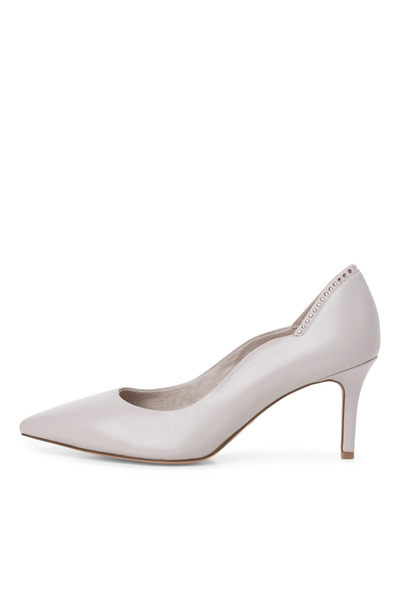 Tamaris Pantofi cu toc mediu gri deschis