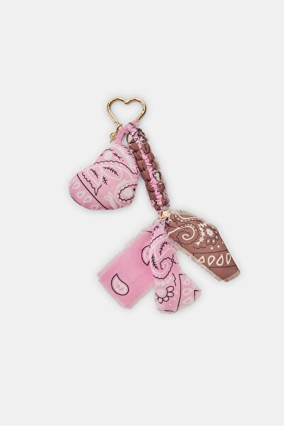 Stradivarius Bandana kalp sallantılı anahtarlık