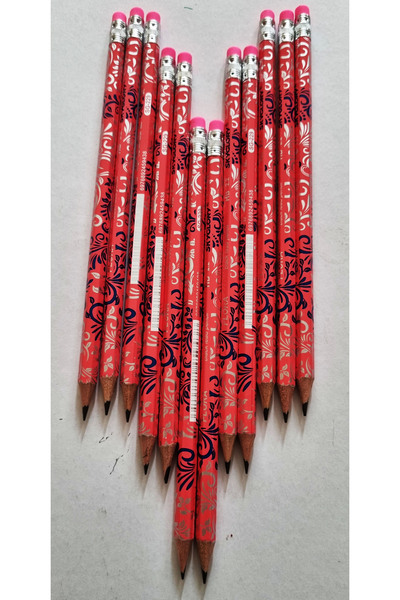 Modellino Tekli 1 Adet Sky Glory HB Silgili Desenli Kurşun Kalem Wood Pencil ...