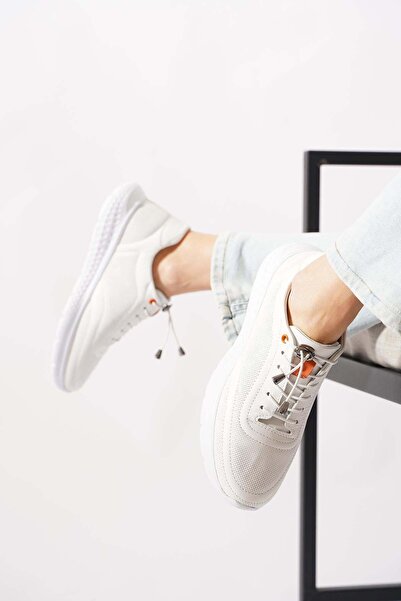 Moda Pie Pantofi sport pentru femei Fasterfe Lastik Bağlı piele naturală piel...