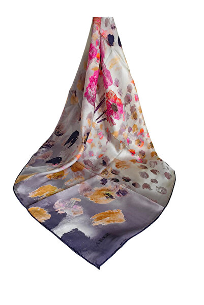 Aker Μετάξι K Κρεπ ΣΑΤΕΝ ΦΟΥΛΑΡΙ 2026 ΚΑΛΟΚΑΙΡΙΝΗ ΣΕΖΟΝ 9126701-321