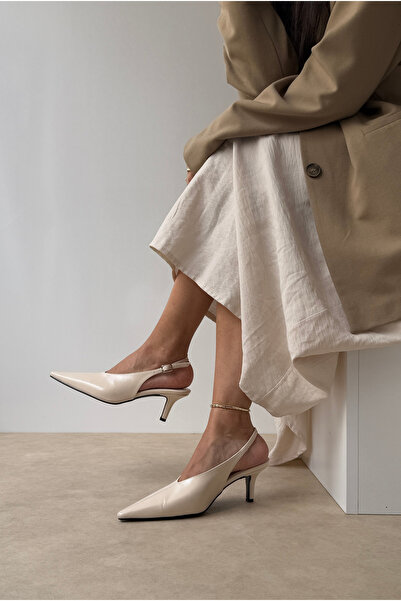 Mupa Shoes Tocuri înalte de damă BEJ