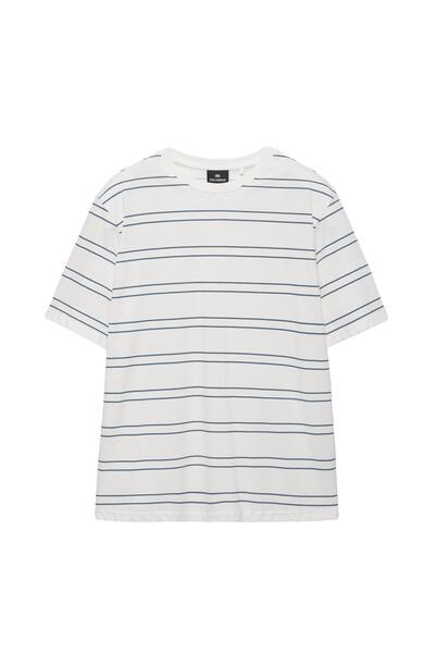 Pull & Bear Basic kısa kollu pamuklu tişört