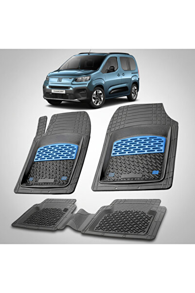 TEAMCAR Πατάκια δαπέδου Fiat Doblo III K9 MPV Συμβατά 2022-2026 | Μπλε