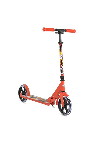 byox Monster Red LED Folding Scooter 200 mm, Adjustable Handlebar 84-97 cm, 6...