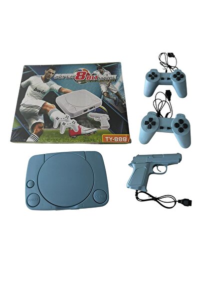 ADIRI SHOP Consolă interactivă de jocuri, 2 controllere, pistol laser, joc in...