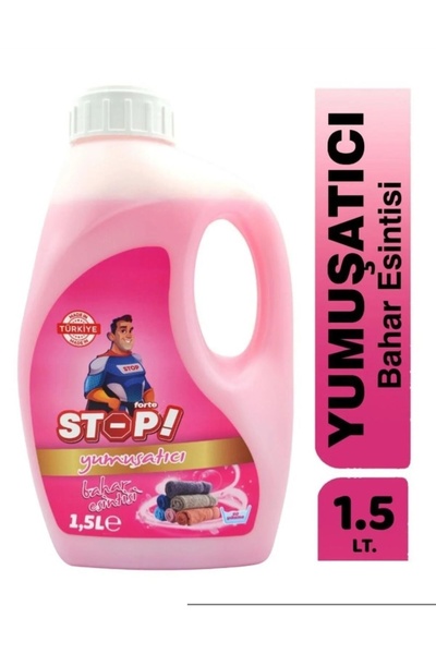STOP Forte 3'lü Çamaşır Yumuşatıcı 1.5 Litre LAVANTA KIR ÇİÇEĞİ BAHAR ESİNTİSİ
