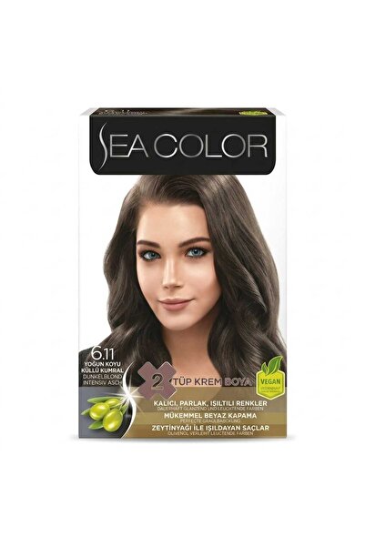 AKDAMAREKOGROSS Sea Color 2 Tüp Kalıcı Krem Saç Boyası Seti Zeytinyağlı Vegan...
