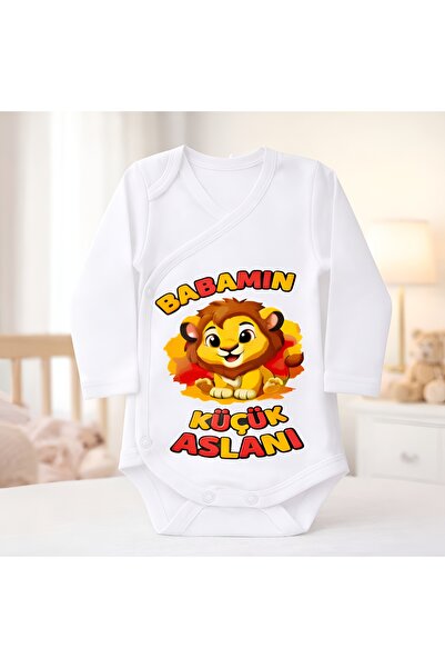 Class BABAMIN KÜÇÜK ASLANI BASKILI UZUN KOLLU ZIBIN