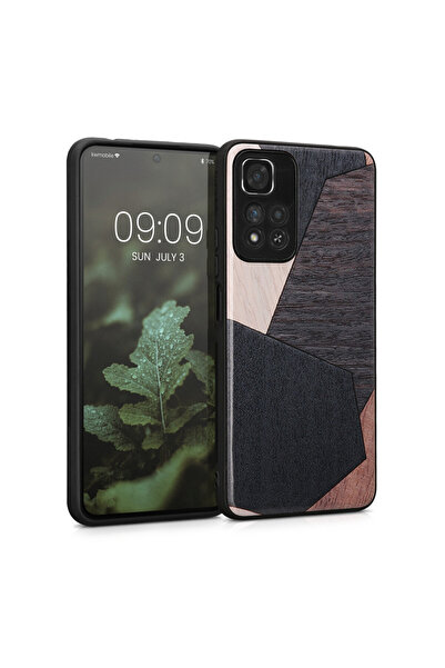 KWmobile Carcasă pentru Xiaomi Redmi Note 11 Pro Plus 5G, Lemn, Multicolor, 5...