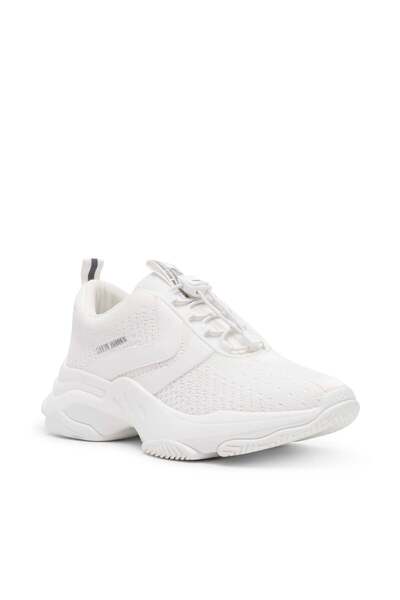 Steve Madden حذاء رياضي أبيض سادة بكعب منخفض من Main St