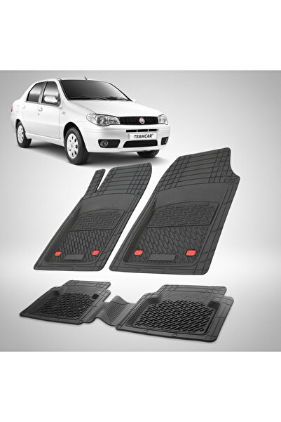 TEAMCAR Fiat Albea Facelift Sedan 178 Συμβατά Πατάκια Δαπέδου 2006-2012 | Μαύρο