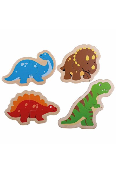 BIGJIGS Toys Wooden puzzle - Dinosaurs