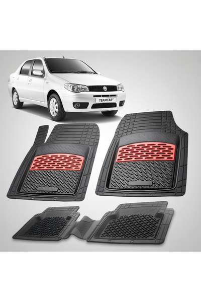 TEAMCAR Fiat Albea Facelift Sedan 178 Συμβατά Πατάκια Δαπέδου 2006-2012 | Κόκ...