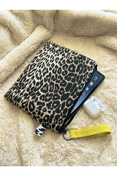 efelia concept imprimeu leopard TABLETĂ Ç geantă I HUSĂ PENTRU TABLETĂ - 34X27CM