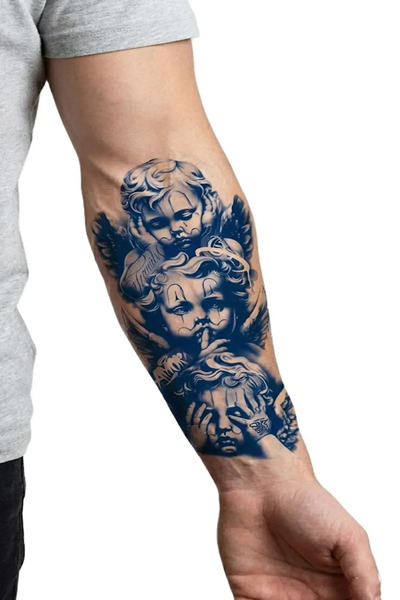 Tattoo 1 Ay Kalıcı 24 Saat Sonra Kararan Yarım Kol görmedim duymadım bilmiyor...
