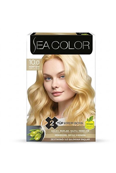 AKDAMAREKOGROSS Sea Color 2 Tüp Kalıcı Krem Saç Boyası Seti Zeytinyağlı Vegan...