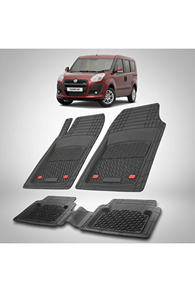 TEAMCAR Συμβατά πατάκια δαπέδου Fiat Doblo MPV 263 2010-2015 | Μαύρο