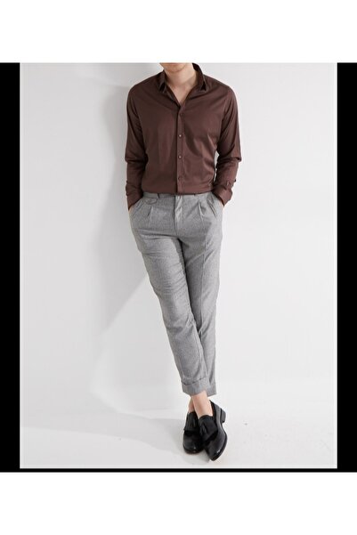 nightblack Slim Fit Long Sleeve Easy Ironing Sweat-Absorbing Breathable Textu...