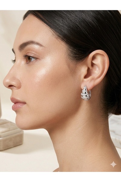 Ken Xuping Damla Model Küpe – Kadın Şık Zarif Altın Kaplama Damla Küpe