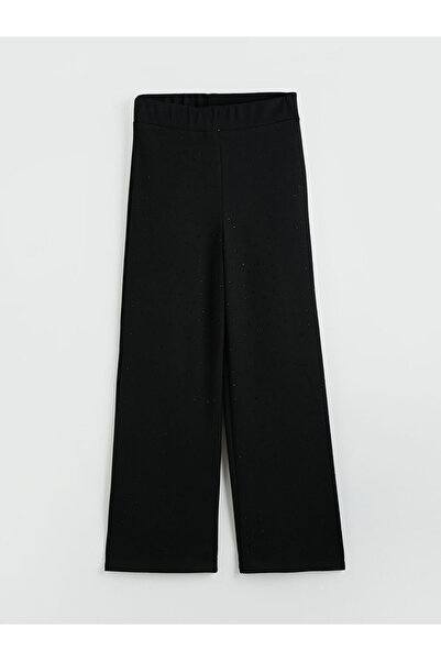 LC Waikiki Lcw Comfort Black Soft Touch Women's Sweatpants with Elastic Waist