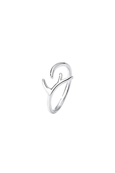 genernic Women's Ring Branches 925 Sterling Silver Rhodium Plated Zirconia Je...