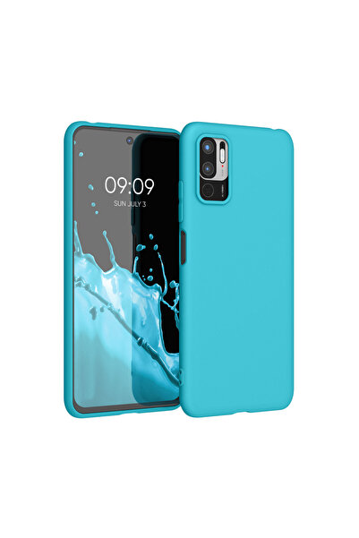 KWmobile Carcasă pentru Xiaomi Redmi Note 10 5G, silicon, albastră, 54947.223,