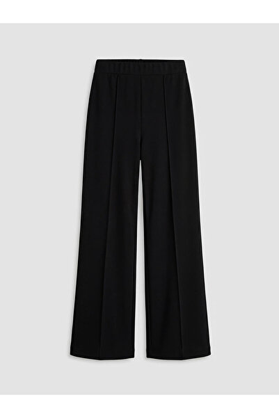 LC Waikiki Lcw Modest Women's Black Elastic Waist Sweatpants