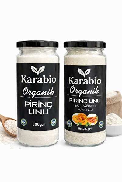Organik Sertifikalı Pirinç Unu 300 gr - Pirinç Unu Balkabaklı Havuçlu 300 gr