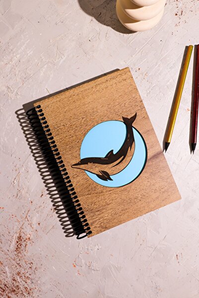 Twin Store Natural Wood Cover Unlined Notebook – Durable Design