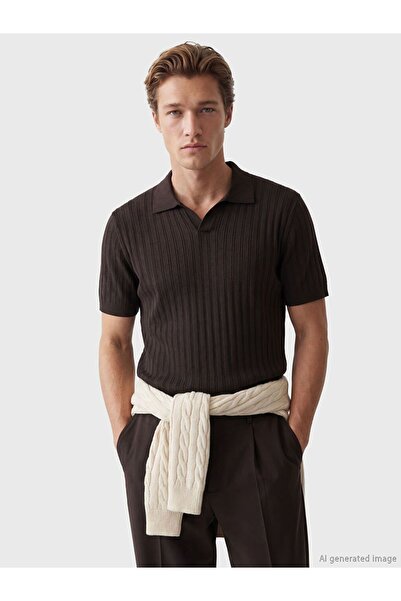 LC Waikiki Polo Neck Men's Knitwear Sweater