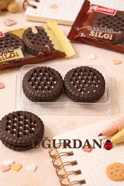 NaSaDAN Cookies Kurabiye Silgi 2'li Set – Sevimli Çikolata Bisküvi Tasarımlı ...