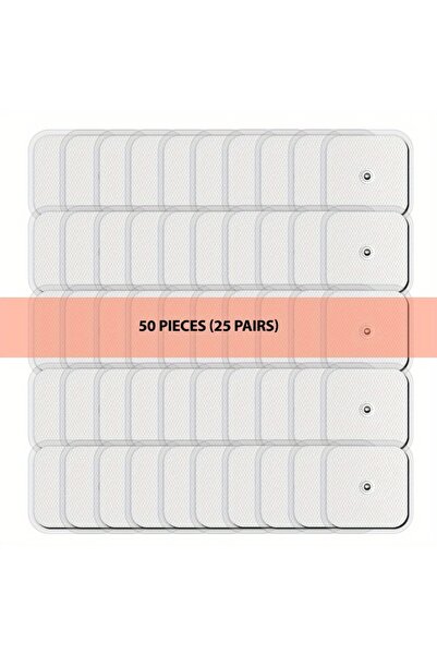 choice2 50 PCS 25 Pairs Tens Electrodes Pads Physiotherapy Accessories Non-wo...