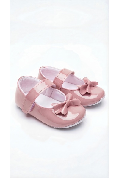 pufien Bebek Babet Ayakkabı, İlkadım Papyonlu Bebek Patik, Fiyonk Süslü Bebek...