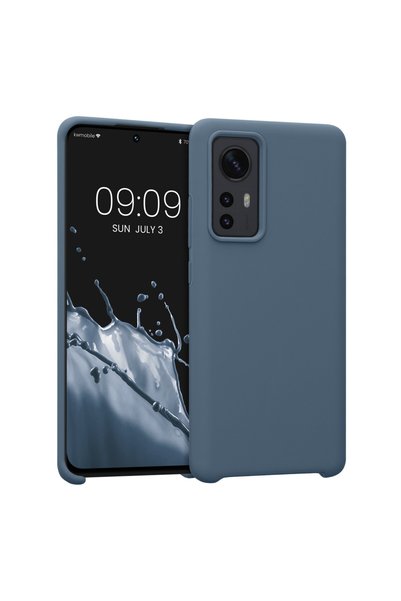 KWmobile Carcasă pentru Xiaomi 12/12X, silicon, albastră, 56210.202