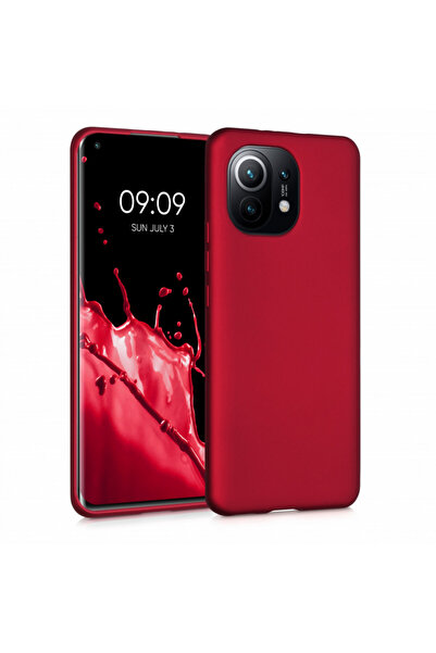 KWmobile Case for Xiaomi Mi 11, Silicone, Red, 54189.36,