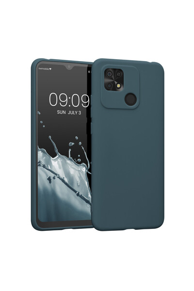 KWmobile Carcasă pentru Xiaomi Redmi 10C, silicon, albastră, 59231.202