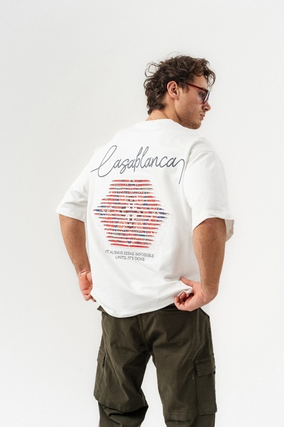 go gang own Μπλουζάκι Casablanca Patch and Embroidery Με λεπτομέρεια στην πλά...