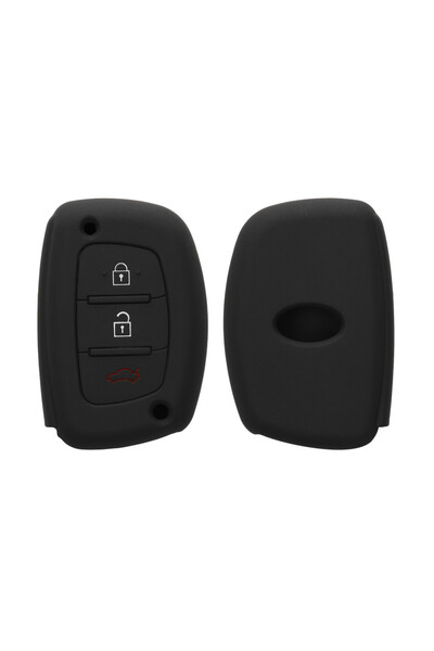 KWmobile Car Key Cover for Hyundai / Kia - 3 Buttons - Keyless Go, Silicone, ...