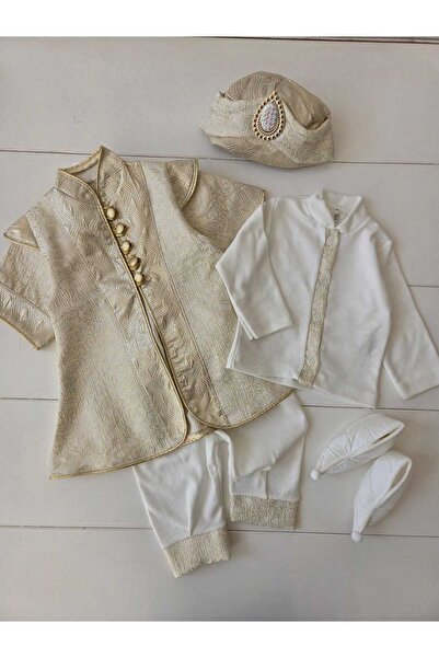 Panfilia ملابس ختان للأطفال الذكور من ميفلوتلك شهزاد، قفطان للختان