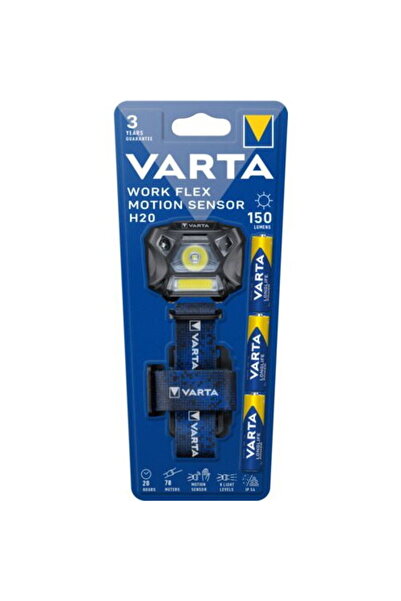Varta Lanterna cu capac Work Flex MotionSensor H20 LED 3W + COB/ 150Lm/ 20h/ ...