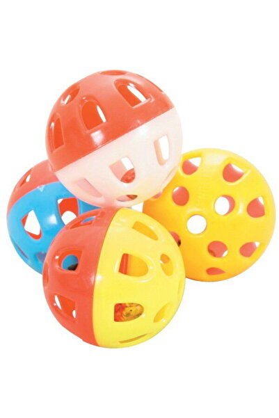 Zolux JucДѓrie pentru pisici , set 4 bile cu clopote 3 cm