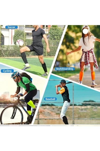 Sporcum واقي ساق رياضي للركبة، ماصّ للصدمات واقي ساق بتصميم خلية النحل، مانع للانزلاق واقي ساق مرن لكرة القدم