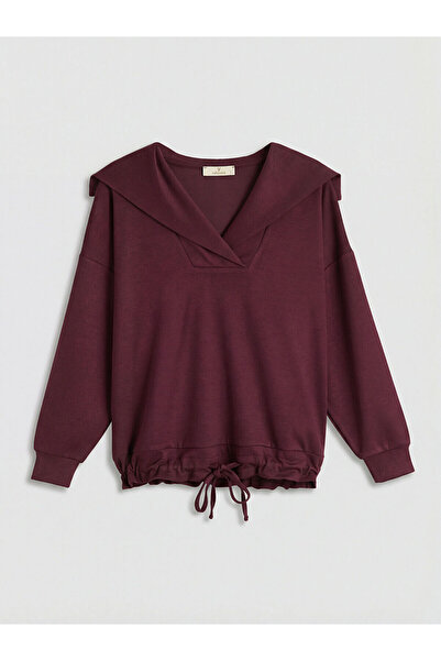 LC Waikiki Γυναικείο φούτερ Özmarka New Season με λαιμόκοψη V