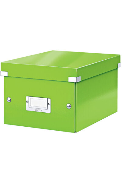 Leitz Cutie depozitare WOW Click & Store, carton laminat, mica, verde