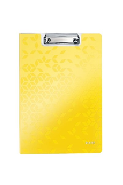 Leitz Clipboard WOW, dublu, polyfoam, A4, 100 coli, galben
