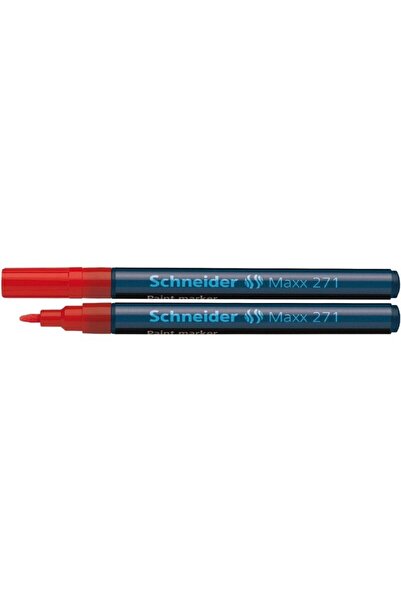 SCHNEIDER Marker cu vopsea Maxx 271, varf rotund 1-2mm - rosu