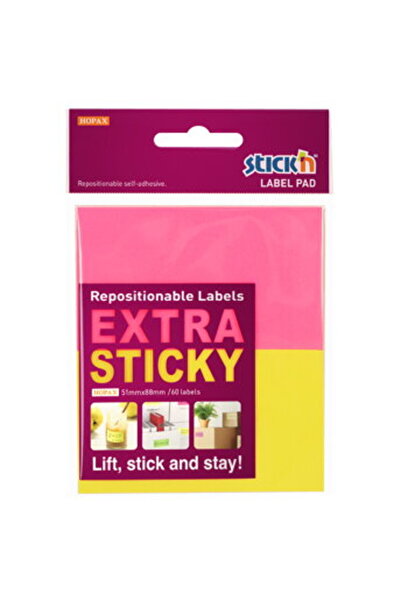 Stickn Etichete autoadezive 51 x 88 mm, 2 x 30 etichete/set Stick"n Extra sti...