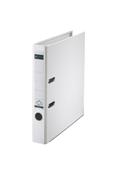 Leitz A4 file, laminated PP/paper, metal edge 52 mm, 180 - white